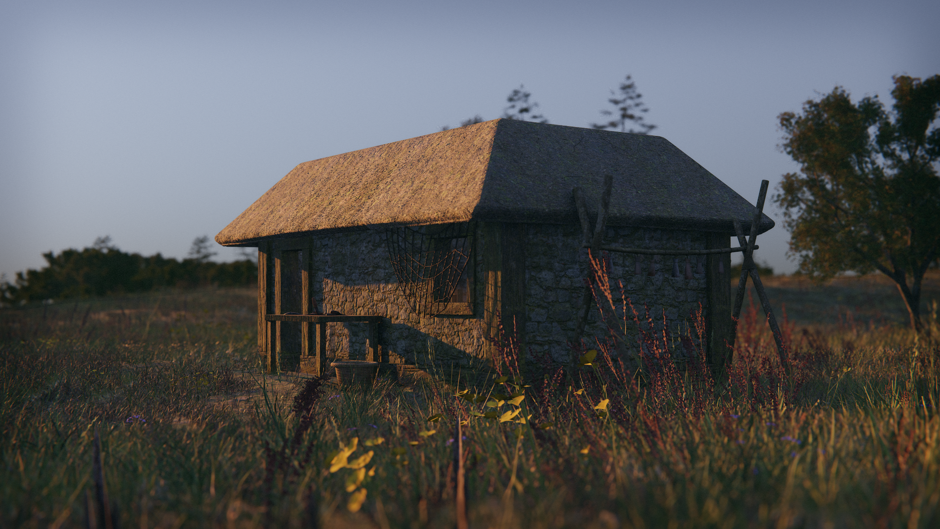 Medieval Fisher Hut preview image 1